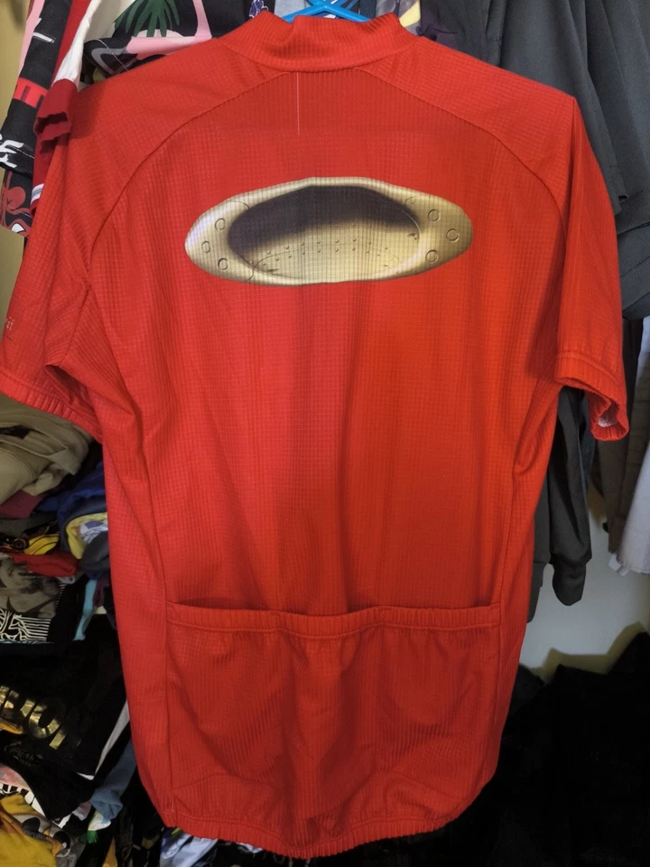 Camiseta deportiva de ciclismo Oakley Software vintage media cremallera hecha en Italia unisex Foto 1 de 4