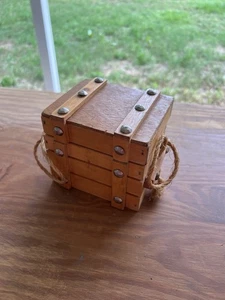 Vintage Wood Coaster Cargo Crate Set - Picture 1 of 6
