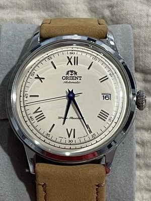 Orient Bambino Version 2 TAC00009N0 AC00009N Champagne Automatic Dress Watch - Image 1 of 3