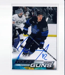 FILIP KRAL autographed '22/23 TORONTO MAPLE LEAFS "Young Guns" rookie card - Bild 1 von 1
