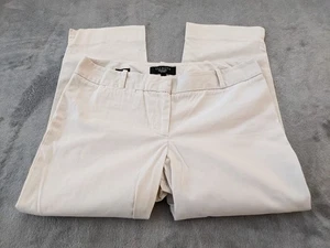 Talbots Signature Pants Womens 6P Beige Cotton Blend Straight Leg Classic Office - Picture 1 of 7