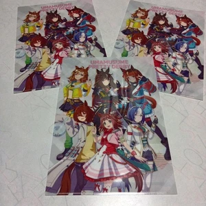 Uma Musume Pretty Derby A4 Clear File Set 3 Sheets Lawson Collaboration 2024 - Picture 1 of 8