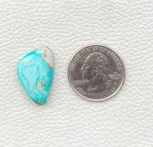 14 Ct Natural White Water Turquoise Fancy Cabochon Gemstone F0=147 - Picture 1 of 6