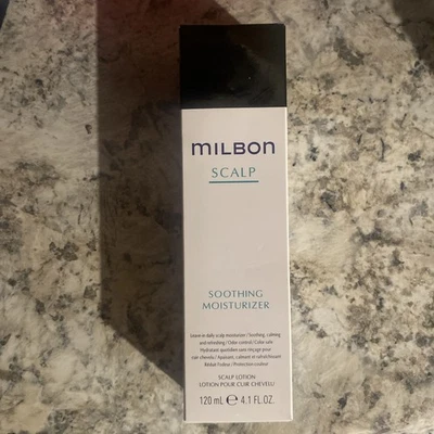 Crema hidratante calmante para cuero cabelludo Milbon 4,1 oz caja abierta diaria sin enjuague Foto 1 de 3