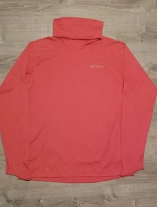 Columbia rotes Digby Island EXS Trichter-Sonnenhemd für Herren Größe Medium - Bild 1 von 4