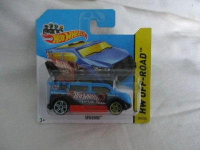Hot Wheels 2014 Treasure T-Hunt Speedbox sellado en tarjeta corta Foto 1 de 4