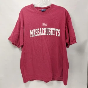 UNIVERSITY OF MASSACHUSETTS UMASS X-Large Red Crew t-shirt - Picture 1 of 3