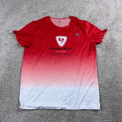 Rabbit Running Shirt Mens Medium Red Performance Training Jogging Outdoors - Image 1 of 4