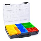 Sortimo T-BOXX 320 Sortierbox für Kleinteile, Schraubenkoffer Deckel transparent