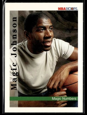 1992-93 Hoops #331 Magic Johnson  Basketball Card 2803E - Image 1 of 2