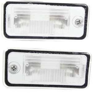Pair Set of 2 License Plate Lights Rear Driver & Passenger Side Left Right - Picture 1 of 12