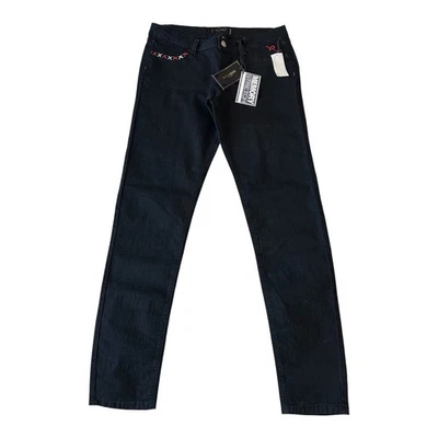 Vintage NWT Women's Y2K Rocawear Black Jeans Memory Stretch Size 17 - RN# 111507 - Image 1 of 4