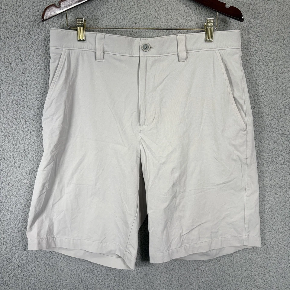 Pantalones Cortos Southern Tide Brrr Para Hombre 34 Gris Informal Enfriamiento Vacaciones Comodidad Elastizados Foto 1 de 4