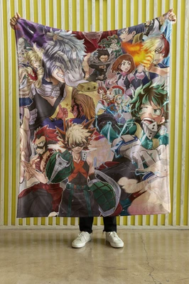 Manta My Hero Academia | Anime Fleece Throw | Regalo Deku Bakugo Todoroki Foto 1 de 4