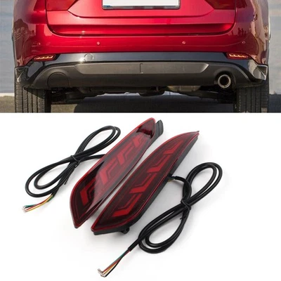 LED Rear Bumper Brake Light Reflectors For Mazda 6 Atenza Mazda 3 2019-2020 CX-5 - Image 1 of 4