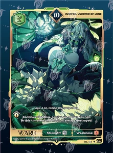 VCard Awakened Worlds 1st Edition UR Power 10 - Juniper, Usurper of Lune 095/250 - Picture 1 of 1