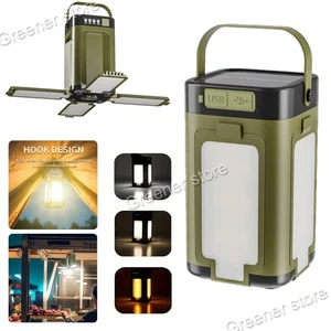Solaire Pliable Lumière pour Outdoor Randonnée Camping Light 2000mAh Power Bank - Picture 1 of 13