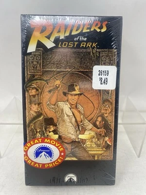 Raiders Of The Lost Ark VHS Sealed Indiana Jones Harrison Ford 1981 - Image 1 of 4