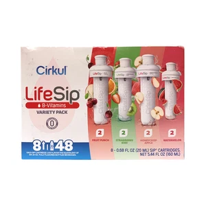 Cirkul LifeSip Flavor Cartridge 8-Pack with B-Vitamins (Fruity Variety Pack) - Picture 1 of 2
