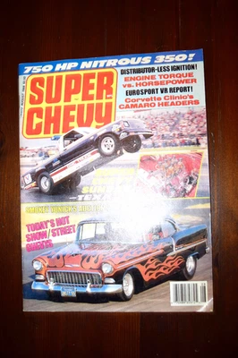 Super Chevy Magazine August 1988 750 HP Nitrous 350 Eurosport VR model Foto 1 de 3