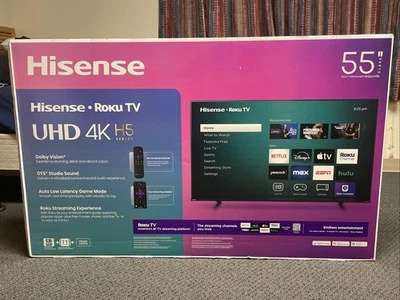Hisense R6070E3 55" 4K LED Roku TV - Image 1 of 4