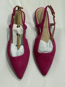 Boden Cut Out Sling Back Flats- Pink- Size 36 (US 5.5) - Picture 1 of 5