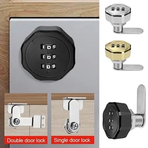 Zinc Alloy Password Lock 20mm with 3 Digit Combination for Motor Homes Caravans - Picture 1 of 23