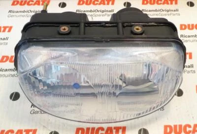 1998-2003 Ducati ST2 ST4 latest USA headlight unit w/bulbs NEW IN BOX 52040331A - Image 1 of 4