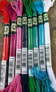 DMC Mouline Satin Floss - Set of 8 - Brand New Set Q - Picture 1 of 1