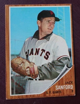 1962 Topps Jack Sanford (San Francisco Giants) #538  EX - Image 1 of 2