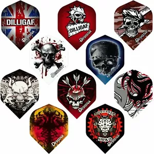 Dart Flights Standard 5 SETS (15) Sets gemischte Designs drei Tough Strong - Bild 1 von 12