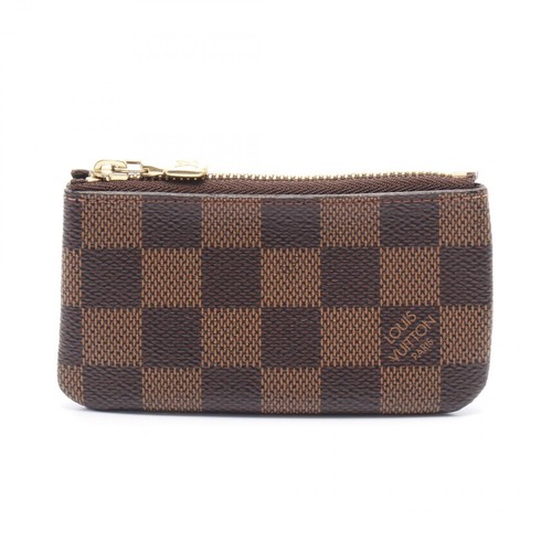 LOUIS VUITTON（LV） LOUIS VUITTON Pochette Cle portachiavi portamonete N62658 Damier pelle Ebene LV
