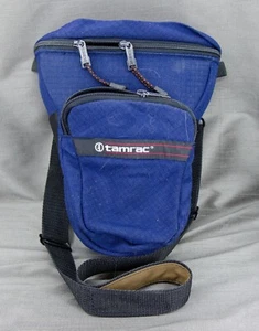 Tamrac Model 517 Navy Camera Case - Holster Style w/ Shoulder Strap - USA - EUC - Picture 1 of 17