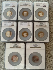 Piefort 1983 Uruguay Silver 2000P Mayo Royal Visit NGC Mintage 10 Only Rare! - Picture 1 of 1