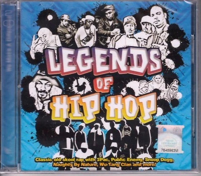 Legends of Hip Hop Classic Old Skool Rap CD 2Pac Public Enemy Snoop Dogg Mint - Image 1 of 3