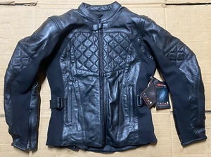 RST Madison 2 Ladies Leather Motorcycle Motorbike Jacket uk 10 = 34" chest (D29 - Picture 1 of 24