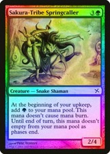 Sakura-Tribe Springcaller FOIL Betrayers of Kamigawa HEAVILY PLD CARD ABUGames