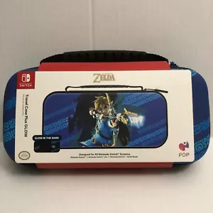 Nintendo Switch The Legend Of Zelda Breath Of the Wild Travel Case Plus GLOW New - Picture 1 of 5