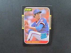 1987 Leaf Greg Maddux Rated Rookie Card #36 - Bild 1 von 4
