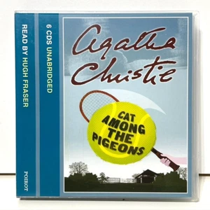 Cat Among The Pigeons CD Audiobook by Agatha Christie Poirot Mystery Unabridged - Imagen 1 de 4