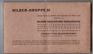 Bilder Deutscher Geschichte - Bilder-Gruppe 51 - Cigaretten Bilderdienst - Bild 1 von 1