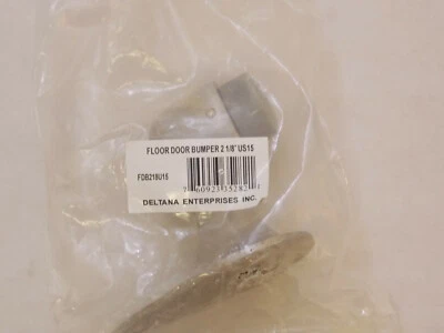 PARAGOLPES PUERTA PISO DELTANA FDB218U15 2-1/8" Latón Sólido - Acabado Níquel Satinado Foto 1 de 3