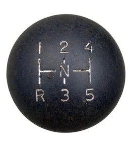 Hurst Shifter Knob Manual Black 5 Speed Gear 3/8-16 Rubber Standard Transmision - Picture 1 of 6