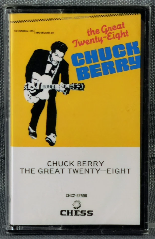 The Great Twenty-eight Chuck Berry Cassette Tape 1984 CHESS Very Good