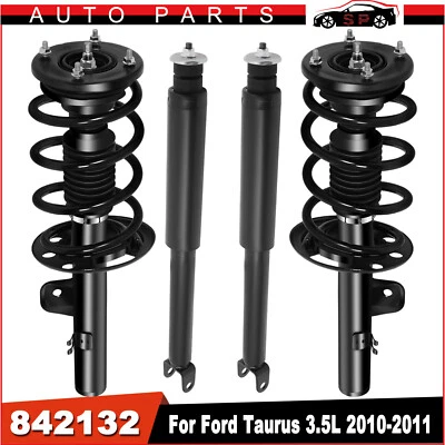 Quick Front Complete Struts Rear Shocks Absorbers For 2010-2011 Ford Taurus Foto 1 de 4