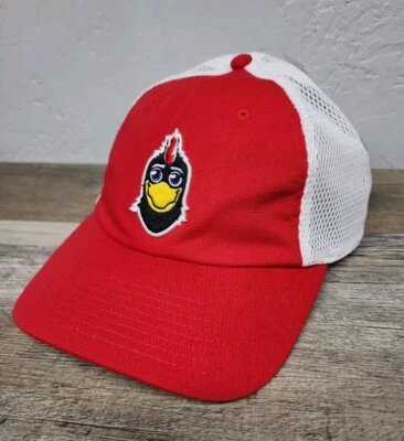 NEW Adidas Chicago Blackhawks Mascot Tommy Hawk Slouch Trucker Hat Strapback Cap - Image 1 of 4