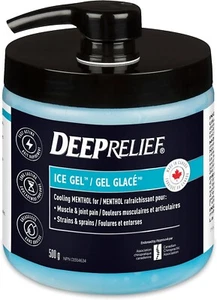 Deep Relief Ice Gel, Muscle and Joint Pain Relief, 500g - Picture 1 of 1