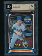 2020 Topps Project 2020 #87 Nolan Ryan by Joshua Vides 1969 BGS 9.5 PR:64629