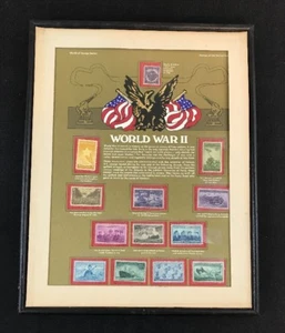 World of Stamps Series Stamps of the United States Collection World War II USA - Imagen 1 de 2