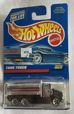 Hot Wheels 1997 Collector #864 Tank Truck Chrome New Sealed Mattel Wheels - Image 1 of 4